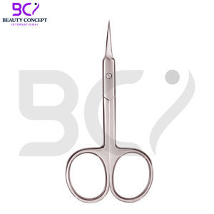 Ciseaux à cuticules incurvés de qualité supérieure, épaisseur 3,5 mm, pour manucure et beauté des sourcils, fabriqués au Pakistan, ciseaux tendance personnalisés - Product Image 4