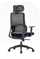 Prix d'usine Chaises de bureau ergonomiques avec dossier haut tournant Guest Manager Chaise de bureau ergonomique pivotante en maille pour direction