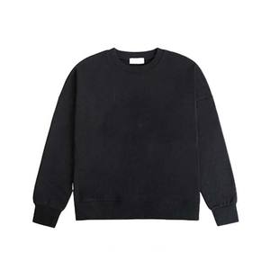 Streetwear personnalisé brodé Dtg impression 3D en gros plaine surdimensionné col rond coton t-shirts hommes sweat manches longues OEM - Product Image 4