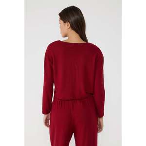 V-Neck Button Detail Crop <b>Cardigan</b> - Product Image 5