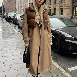 Hot <b>Sale</b> Casual Sleeveless Outwear Jacket Cotton Down <b>Coat</b> Womens Winter Puffer Vest - Product Image 6