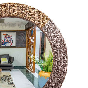 AYAANS Handcrafted Exquisite <b>Wooden</b> <b>Mirror</b> Collection for Eco-Friendly Home Wall Decor Sustainable Timelessly Elegant Pieces - Product Image 2