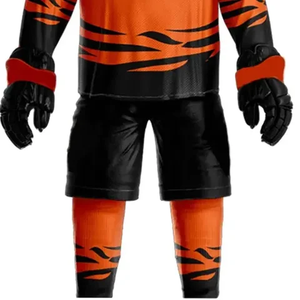 Portero a granel para hombre, conjunto de equipo liso hecho a medida, camisetas de hockey sobre hielo de malla Reversible sublimadas - Product Image 6