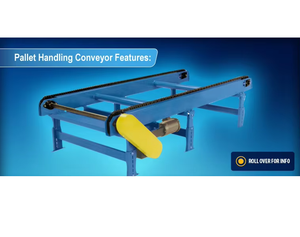 Trasportatore a catena per Pallet a doppio filo per il trasferimento regolare e stabile di prodotti pesanti nelle industrie manifatturiere e di imballaggio - Product Image 2