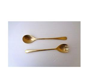 100%Best Quality Brass Salad Spoon with Brass Handle for Customized Size <b>Cheap</b> Price with Handmade Use - Product Image 5