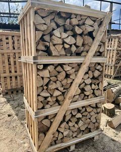 Fresh Oak Firewood Excellent Burn Rate Ready for Consumption 4-Year <b>Shelf</b> Life Warehouse Storage - Product Image 5