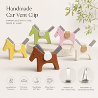 Diffuseur d'arômes pour voiture à clipser sur grille d'aération, pierre parfumée artisanale, style scandinave, désodorisant pour armoire et voiture