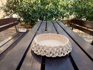 Eco-Friendly Natural Rattan <b>Square</b> <b>Basket</b> Wavy Woven Edges Handmade Storage <b>Baskets</b> Modern Multifunction Design Made Vietnam - Product Image 2