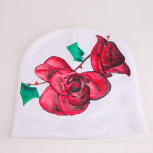 Venta al por mayor de sombreros de invierno personalizados 100% acrílico diseñador Y2K Jacquard satén forrado Beanie sombreros para unisex y su propio diseño - Product Image 4