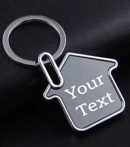 Llavero de Casa de metal para llaves de casa Llavero ligero y duradero Ideal para regalos y uso diario - Product Image 1