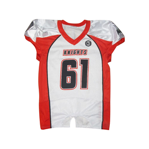 Camiseta de fútbol americano transpirable personalizada ajustada de tamaño juvenil Ropa auténtica de fútbol americano hecha a mano en Pakistán - Product Image 1