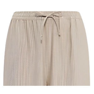 Pantalons de travail décontractés pour le bureau, coupe droite, toile, taille mi-haute, devant plat, sur mesure, respirants, 100% coton, pour femmes - Product Image 2