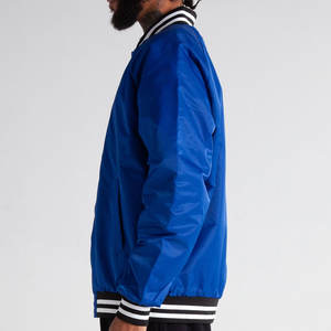 เสื้อเบสบอลทรงบอมเบอร์ผ้าแฟนซี ป้องกันการหดตัว ทนทานต่อสภาพอากาศ กันน้ำ เป็นมิตรกับสิ่งแวดล้อม ปักลายได้ตามต้องการ ปรับแต่งได้ ทรงไหล่ตก - Product Image 6