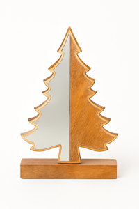 Elegante escultura de árbol de madera y espejo Decoración Premium para el hogar o la oficina Diseño de Venta caliente - Product Image 3