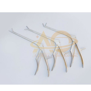 Ferris-Smith 17cm Manual Cup Rongeurs Juego de 3 Piezas Fórceps en Acero Inoxidable Titanio Metal Eje - Product Image 1