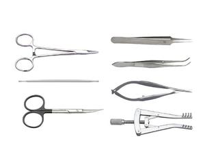 Kit de dissection de rat d'instruments vétérinaires de 7 pièces - Product Image 1