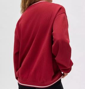 Sudadera de Mujer de Moda con Diseño Nuevo, Personalizable con Logotipo, de Alta Calidad y Venta Caliente, con Contraste de Color y Ribete - Product Image 2