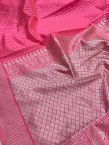 Saree de travail riche pallu et jacquard pour adultes pour occasions spéciales - Product Image 2