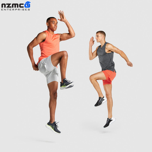 Camiseta sin mangas de poliéster 100% para hombre, chaleco informal sin mangas para culturismo para gimnasio y viajes, malla de compresión transpirable para correr - Product Image 4