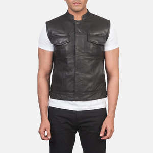 Veste en cuir marron Atlas Moto Racing Sportswear avec logo personnalisé, respirante, imperméable, coupe-vent, réfléchissante, imprimée sur toile en denim - Product Image 1