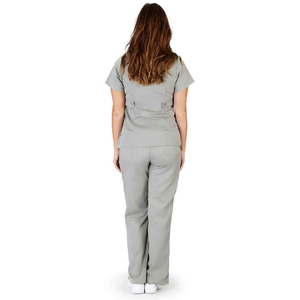 Conjuntos de uniformes de enfermería para mujer de la mejor calidad, traje de hospital para médicos y enfermeras hecho de tela de punto de Spandex - Product Image 2