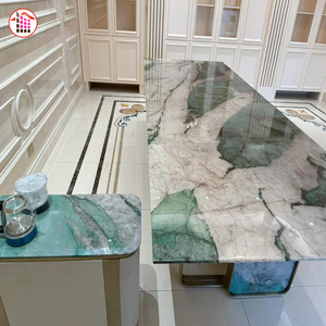 Màu xanh lá cây Onyx Đá Cẩm Thạch màu xanh lá cây Onyx Countertop màu xanh lá cây gạch đá cẩm thạch màu xanh lá cây bảng đầu Màu Xanh Lá Cây Đá bàn ăn - Product Image 6