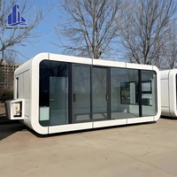 Maison mobile moderne écologique en acier préfabriqué, maison-conteneur à deux étages, mini-maison Apple avec cuisine