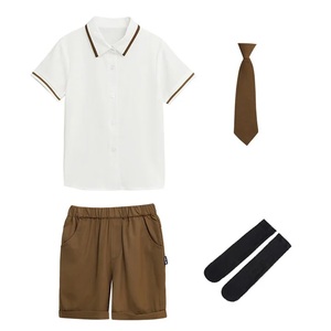 ชุดเครื่องแบบนักเรียน/ชุดเด็ก/เสื้อโปโลเสื้อเบลาส์เสื้อกางเกงขาสั้นกระโปรงจัมเปอร์กางเกงเสื้อสเวตเตอร์ถัก - Product Image 1