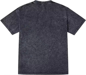 Camiseta Unisex de Alta Calidad con Lavado Ácido y Tie-Dye, Estilo Casual, Holgada, de Manga Corta - Product Image 1