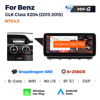 Navifly Snapdragon 680 más nuevo sistema Android reproductor de navegación para coche para Benz GLK clase X204 soporte 360 Cámara DVR