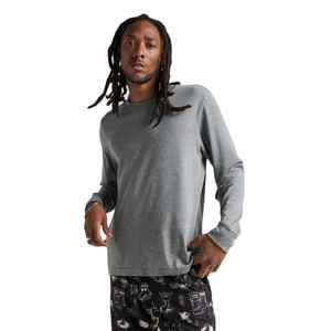 ชุดเสื้อยืดแขนยาวและกางเกงขายาวผ้าฝ้ายลำลองสำหรับผู้ชาย OEM สวมใส่สบายในชีวิตประจำวัน ผ้าเนื้อหนัก 220 กรัม - Product Image 1