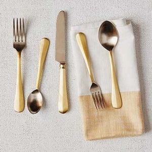 Nuevo Acero inoxidable diseñador completo mango increíble Plata Mate pulido con mango audaz juego de cubiertos para mesa - Product Image 4