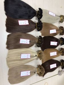 Extensiones de cabello Remy brasileño 100% Sin enredos Sin derramamiento Mezcla Piano Balayage Punta plana Origen Cabello humano - Product Image 2