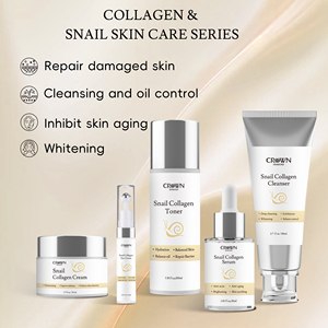 <span class=keywords><strong>Kit</strong></span> de Cuidado Facial de Belleza con Logotipo Personalizado <span class=keywords><strong>Coreano</strong></span>, Limpieza, Colágeno Hidrolizado, Reafirmante, Antienvejecimiento, Blanqueador, Set de Cuidado de la Piel de Caracol - Product Image 2