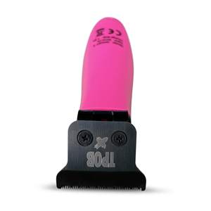 Tondeuse à cheveux professionnelle rose bonbon, kit de rasage avec lame conique en acier inoxydable, étanche IPX7, alimentation USB, prise US - Product Image 4