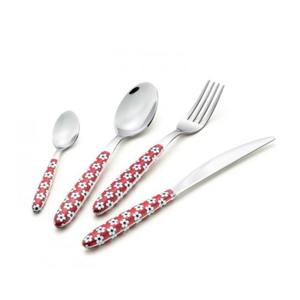 Couverts En Acier Inoxydable Idéal Cuisine Café De Table Maison Argent Couleur Plaqué Fini Couverts Rond Crème Poignée Écologique - Product Image 4