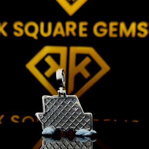 Colgante Hip Hop con Letra Personalizada, Colgante con Número Hip Hop para Hombre, Colgante de Moissanita, Joyería Hip Hop Ice Out - Product Image 4