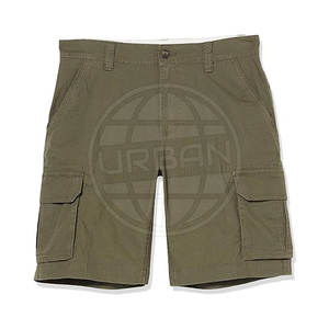 Fashionable Men's 100% Cotton <b>Cargo</b> <b>Shorts</b> Comfortable <b>Slim</b> <b>Fit</b> Casual Sport Style Solid Pattern Eco-Friendly - Product Image 1