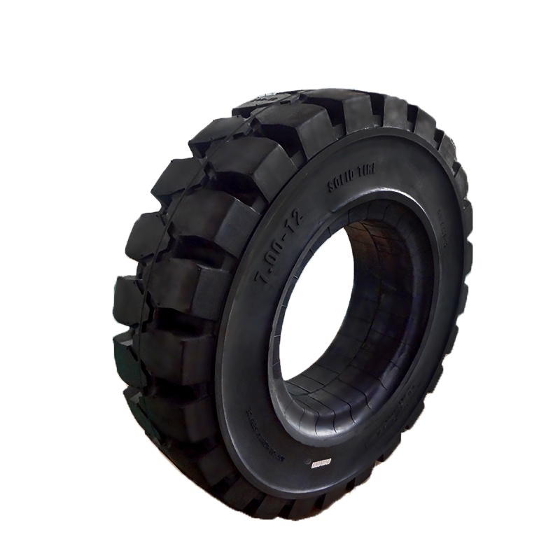 2-2.5 Ton Forklift Solid Tire 6.00-9 7.00-12 600-9 600x9 6.00x9 700-12 7.00x12 700x12
