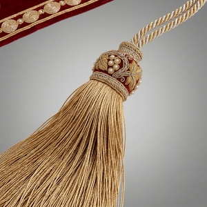 Vestimenta Litúrgica de Terciopelo Granate para Iglesia Ortodoxa, Nabedrennik con Bordado de Lingotes de Oro, Palitsa, Accesorio Litúrgico, Venta al por Mayor - Product Image 3