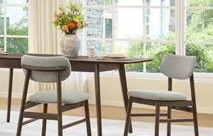 Bàn ăn có thể mở rộng 59 "-75" 4-6 Thiết kế tiết kiệm không gian gỗ hiện đại Ẩn Lá cho không gian nhỏ - Product Image 3