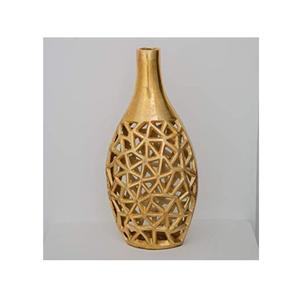 Jarrones de flores con esmalte de espejo para el hogar y la Mesa, jarrón de aluminio de último diseño para decoración de Hotel, niquelado, bonito - Product Image 4