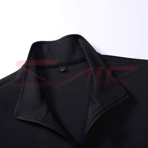 Hot Selling Classic 100% Cotton <b>Plus</b> <b>Size</b> Unisex Tracksuits Solid Black Casual Wear for Outdoor Winter Activities Pakistan Low - Product Image 6