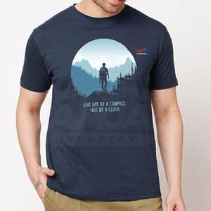 T-shirts imprimés graphiques pour hommes respirants et à séchage rapide avec logo personnalisé, T-shirts imprimés graphiques pour hommes élégants et de haute qualité - Product Image 2