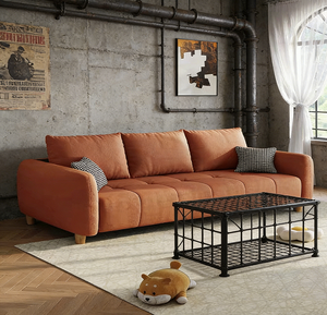 Sofá en Oferta, Tejido Agradable al Tacto, Sofá para Sala de Estar, Múltiples Tamaños Disponibles, Sofá de 3 Plazas, Sala de Estar Grande - Product Image 4