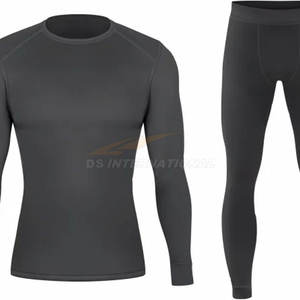 Traje de entrenamiento MMA Rash Guard, camisa de compresión personalizada para hombre, manga larga y pantalones Capri, ropa deportiva, gimnasio, Fitness, conjunto de agarre - Product Image 1