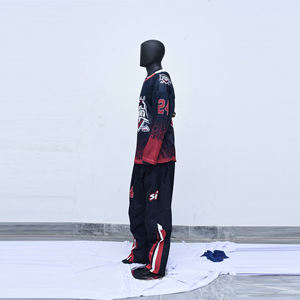 Ropa deportiva de hockey sobre hielo para hombres profesionales Uniforme cómodo de secado rápido a precios baratos Opción de nombre del equipo OEM - Product Image 5