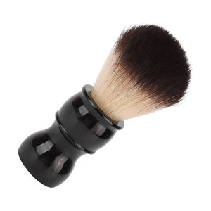 แปรงหวีผมแบดเจอร์ด้ามจับทำจากไม้บรรจุภัณฑ์แบบเปียกแบบคลาสสิกสำหรับผู้ชายมืออาชีพสีตามสั่ง - Product Image 6