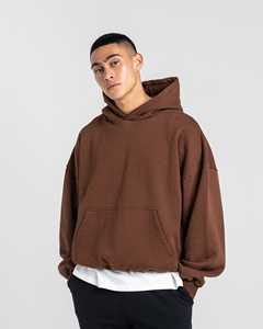 Sudadera con Capucha Unisex Extra Grande 100% Algodón para Invierno |   Sudadera Holgada Lisa con Estampado Personalizado - Product Image 6