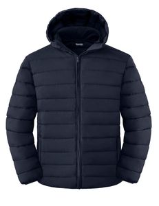 La mejor chaqueta acolchada de uso diario de alta calidad con cuello levantado y cierre de cremallera Logotipo frontal Invierno Sólido Última adición Estilo de calle alta - Product Image 5
